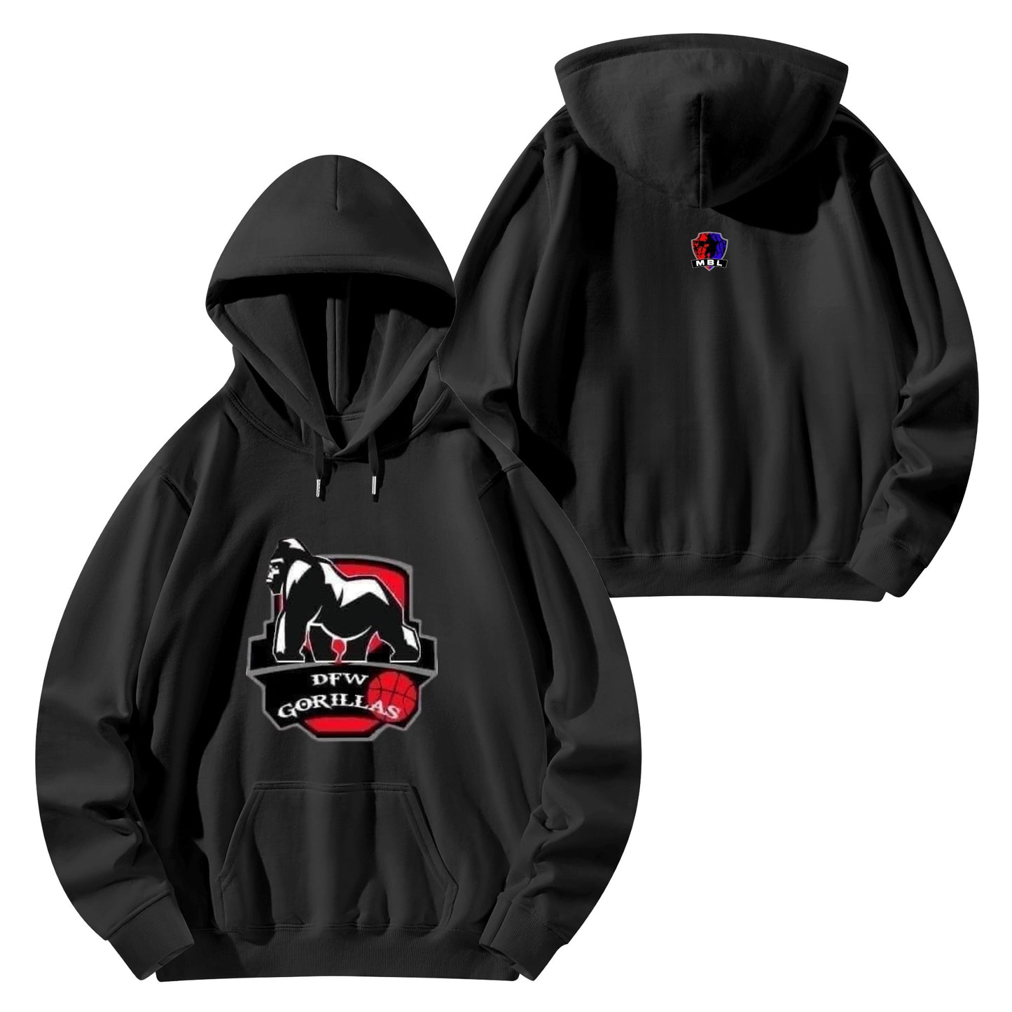 DFW Gorillas Cotton Hoodie